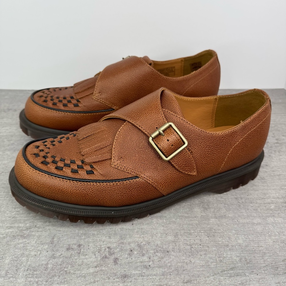 Dr. Martens Ramsey Monk KLT Brown C.F. Steade Leather Loafers - Men’s Size 13 - Picture 2 of 12